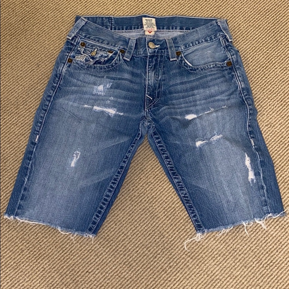 True Religion Jean Shorts